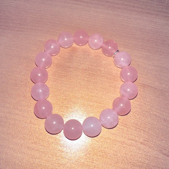 Pink quartz stretch bracelet by Jay King - Picture 5 of 9